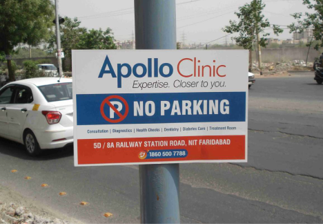 No Parking Boards Advertising